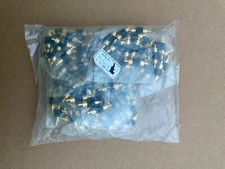 Gold Plated RCA Male to Male Barrel Connector 100/pack