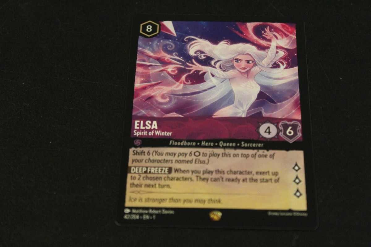 2023 Elsa Spirit of Winter Disney Lorcana Card