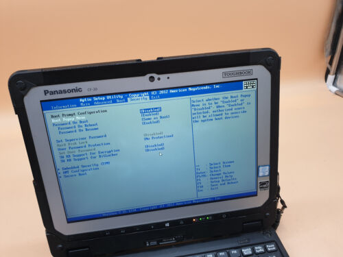Panasonic Toughbook CF-20 1 IN 1 , 10.1" Core m5-6y57 Vpro 8GB RAM NO HDD ,SL30 - Bild 6 von 11