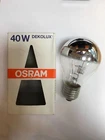 5 pieces Osram Dekolux bulb E27 220-23OV 40W dome silver dome mirrored