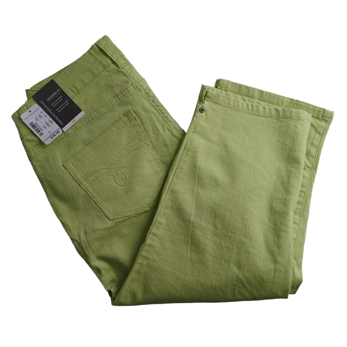 Cotton blend capris sale