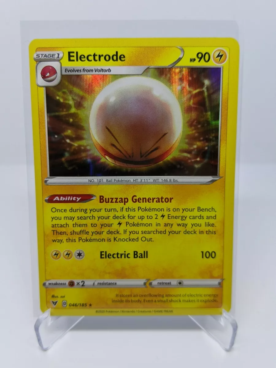  Electrode 46/185 - Vivid Voltage - Foil - Pokemon Evolution  Card Lot : Toys & Games