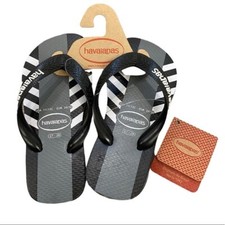 Havaianas Flip Flop Sandals Kids Size 11/12 youth Kids Boys, NWT New Swim Beach