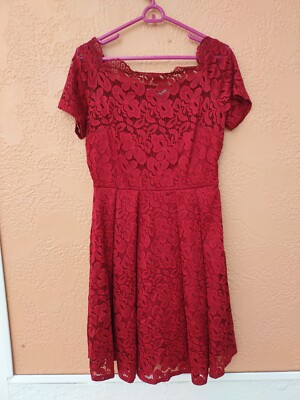 chinese dress ladies Ladies V-Neck High Waist Lace Swing Dress – Sellerero