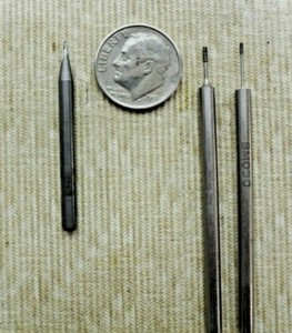 8 PCS Microcut & Borazon Cutters and Grinders 2 - 2 fluted, 3 - BM030, 3 - BM040