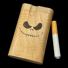 Custom Engraved Wooden Dugout box 3  x 2  Inch. One Hit