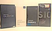 Samsung Galaxy phone series - empty box lot (S3, S6, S7, S10+)