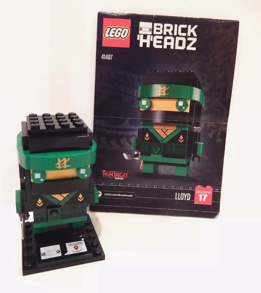 Lego 41487 Lloyd BrickHeadz The Lego Ninjago Movie 100 Complete