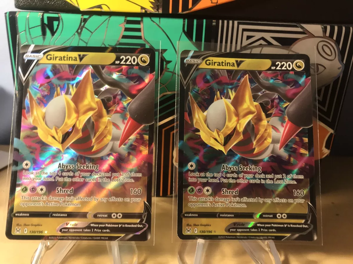  Giratina V - 130/196 - Ultra Rare - Lost Origin - NM/M