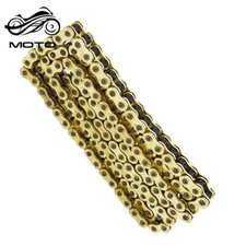530 X 130 Gold O-Ring Drive Chain ORing 530 Pitch x 130 Links Master O Ring New