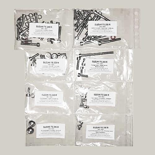 Kit vis allen inox moteur pour Suzuki TS 200 R 1991-1993