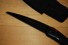 Kershaw Folding Saw KER-2550 Black Handle 7" Swedish Steel Blade Flap Holster