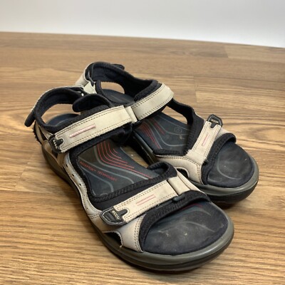 Ecco Womens Yucatan Off Road Sporty Size 40 US 9 Sandals Shoes Beige