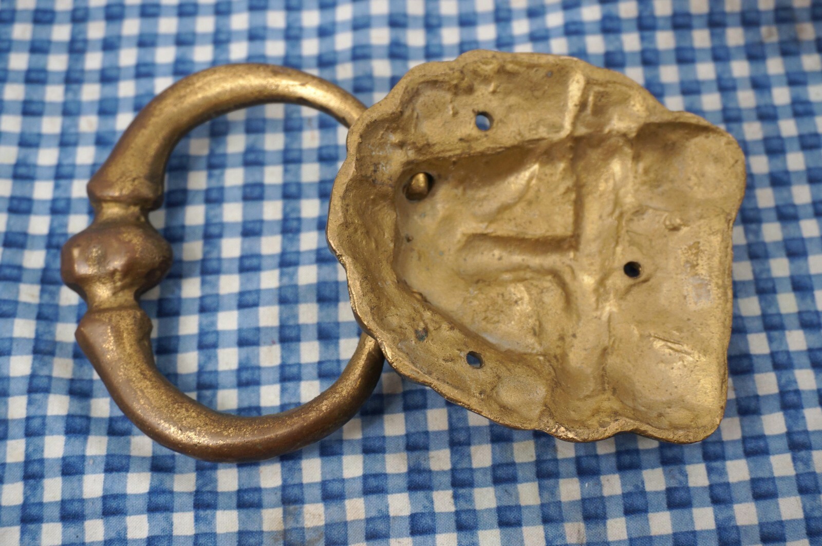 Vintage Lion Head Door Knocker Metal Brass Fancy Elegant Handle ...