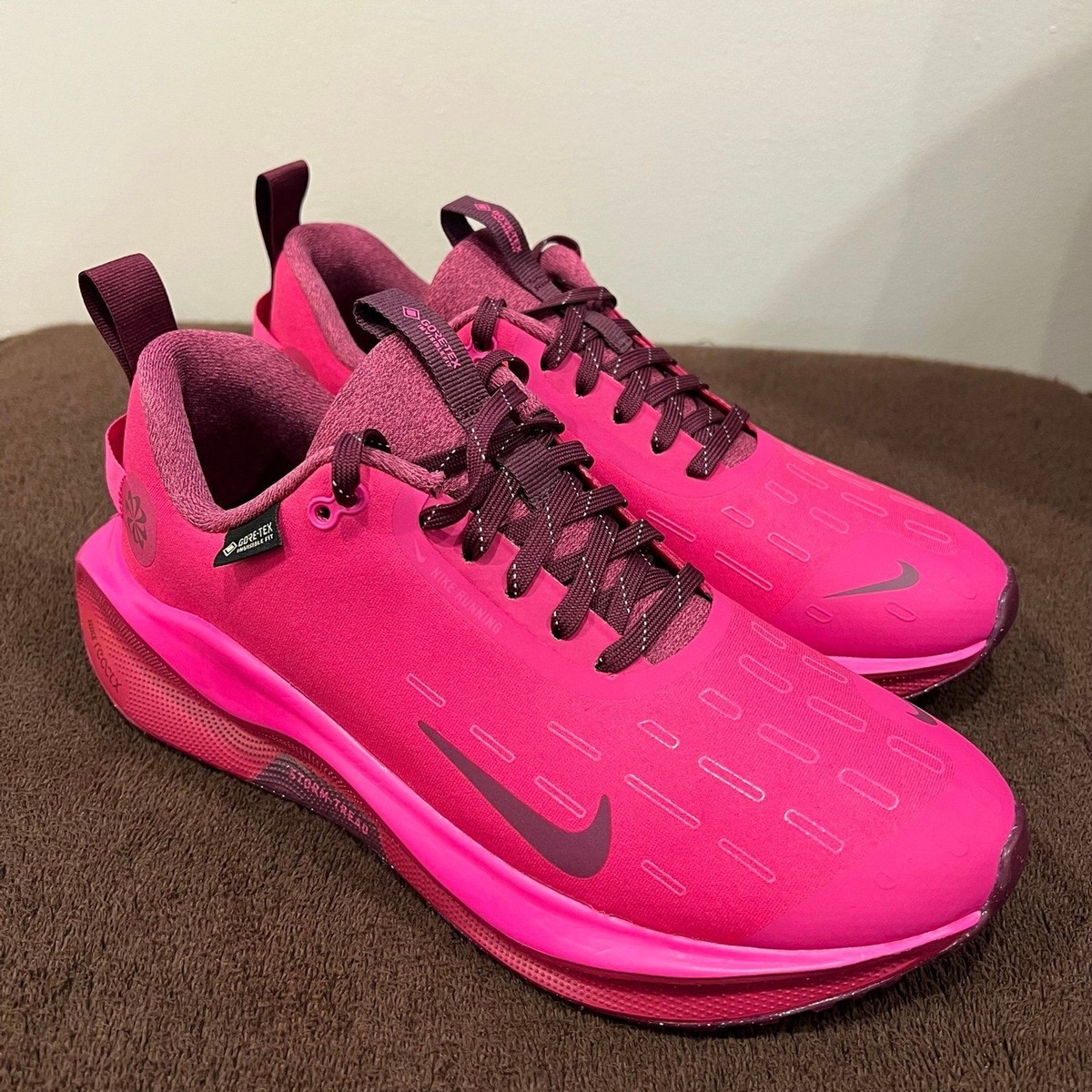 Nike ReactX Infinity Run 4 GORE-TEX Fierce Pink Women's Size 8 | eBay