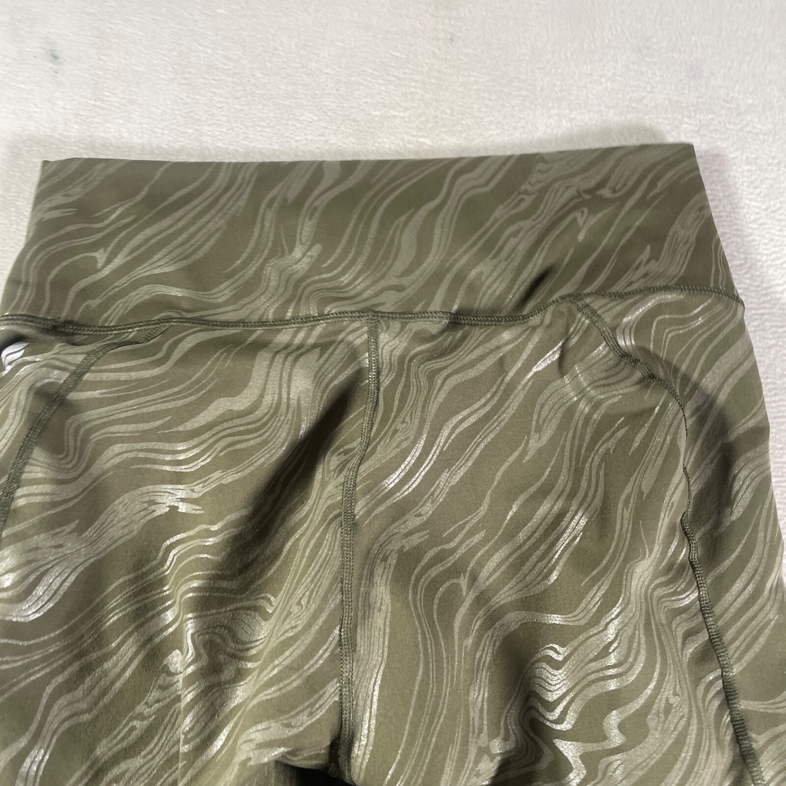 Fabletics Legging Pants Medium Green Elastic Wais… - image 18