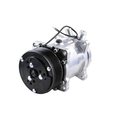 ACTECmax Universal A/C Compressor with Black PV7 Clutch SD 508