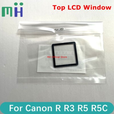 NEW For Canon EOS R R3 R5 R5C Top LCD Window OLC Glass CB5-5678