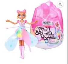 NEW Hatchimals Magic Flying Crystal Flyers Rainbow Glitter Fairy Doll