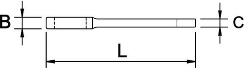 Schlammringschlüssel 21 mm DIN-7444 phosphatiert 67314 - Bild 9 von 12
