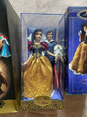 Disney Store Designer Fairytale Couple Snow White Prince Limited