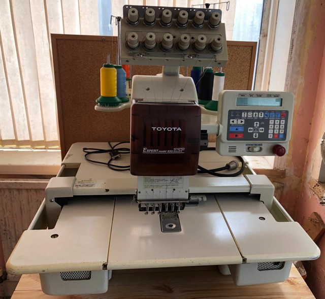 Toyota Expert 820a ESP Embroidery Machine For Sale EBay