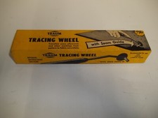 B6 Vintage Traum Tracing Wheel No.51 Pink Handle Made in USA+ extra one singer