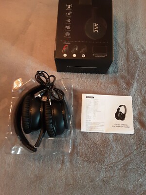 ANC Wireless Headphones Digital Music Active Noise-Canceling Headset
