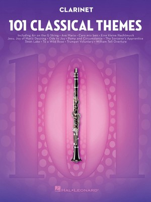 101 Classical Themes for Clarinet Instrumental Solo Book NEW 000155317