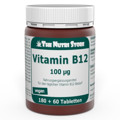Vitamin B12 100 µg vegane Tabletten 180 + 60 Stk. - PZN 09426249