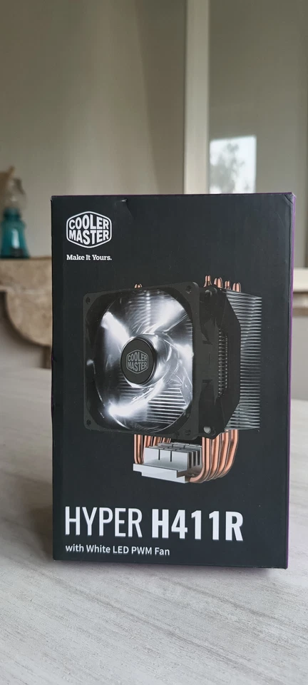 Dissipatore di calore ad Aria Cooler Master Hyper H411R Led Bianco Intel-AMD - Immagine 4 di 4