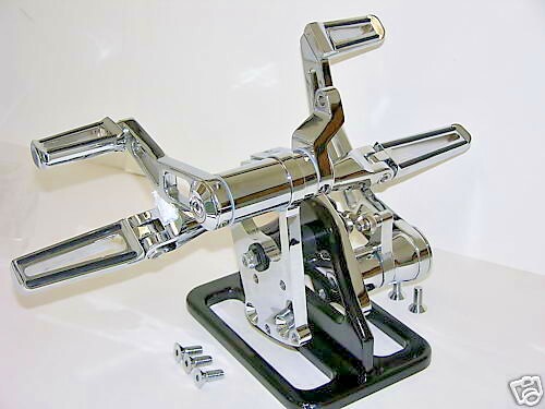 OUTLAW 2000-2017 SOFTAIL CHROME BILLET FORWARD CONTROLS FXST / FLST HARLEY - Picture 13 of 14