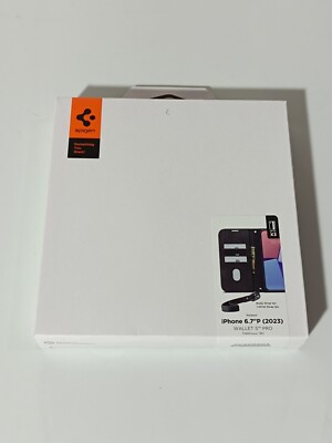 Spigen Schutzhülle Wallet S Pro für iPhone 15 Pro Max Schwarz