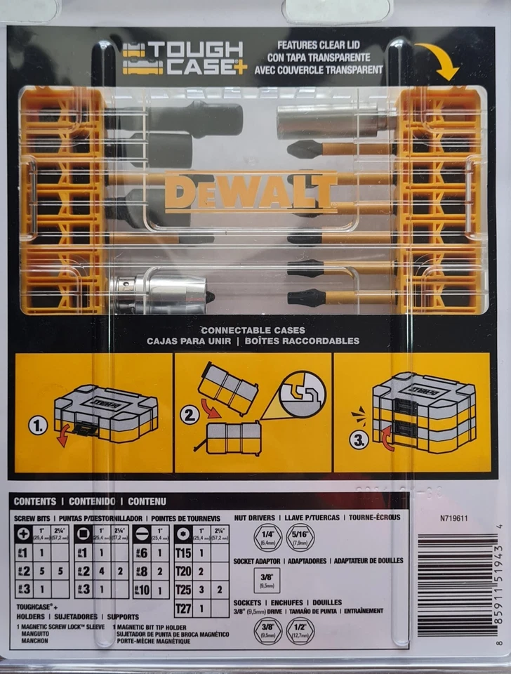 DEWALT FlexTorq Impact Driver Bit Set, 40-Piece - Image 2 of 4