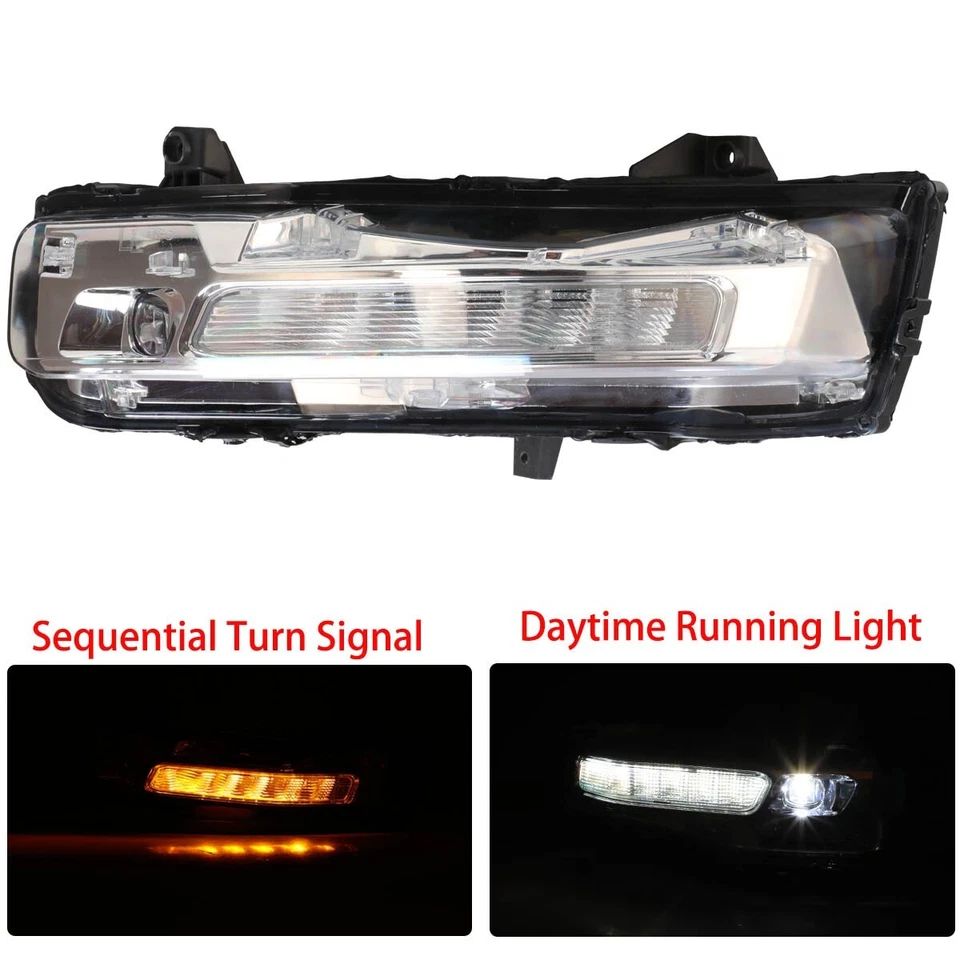 PARES de luces antiniebla para Ford Mustang 2018-2022 LED DRL 18-22 señal de giro secuencial Foto 2 de 4