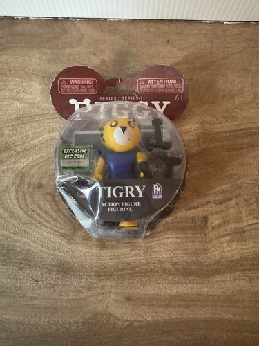 Piggy Tigry Actionfigur (Serie 1) mit exklusivem DLC Code 3,5" Box beschädigt - Bild 6 von 6