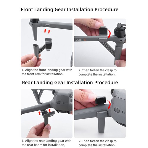 Telaio per DJI Air 3 Heightening supporto estensione gamba supporto drone accessori - Foto 11 di 14
