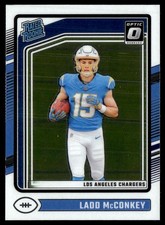 LADD MCCONKEY 2024 DONRUSS OPTIC RATED ROOKIE RC LOS ANGELES CHARGERS #266
