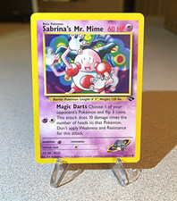 Sabrina's Mr. Mime 59/132 Gym Challenge Unlimited on eBay