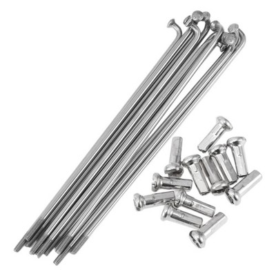 12er Set 14G Fahrrad Speichen 90mm Edelstahl 304 silber für Rad