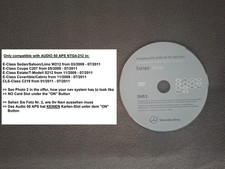 DVD Navigation Mercedes AUDIO 50 APS NTG4-212 FRANCE ITALIA ALPEN 2015 W212 207
