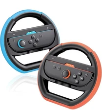 Deruitu 2 Packs Steering Wheels Compatible with Nintendo Switch 2 Controller