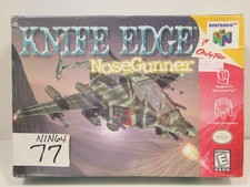 Knife Edge Nose Gunner Nintendo 64 N64 Authentic BOX ONLY