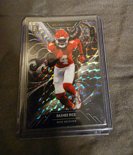 Wild Card Wildchrome 2023 Rashee Rice Rookie Kansas City Chiefs Card WCF-RR. rookie card picture