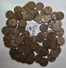 1955 Lot Lincoln Wheat Copper Cent Penny D Denver Mint Mark 8 Oz Bulk