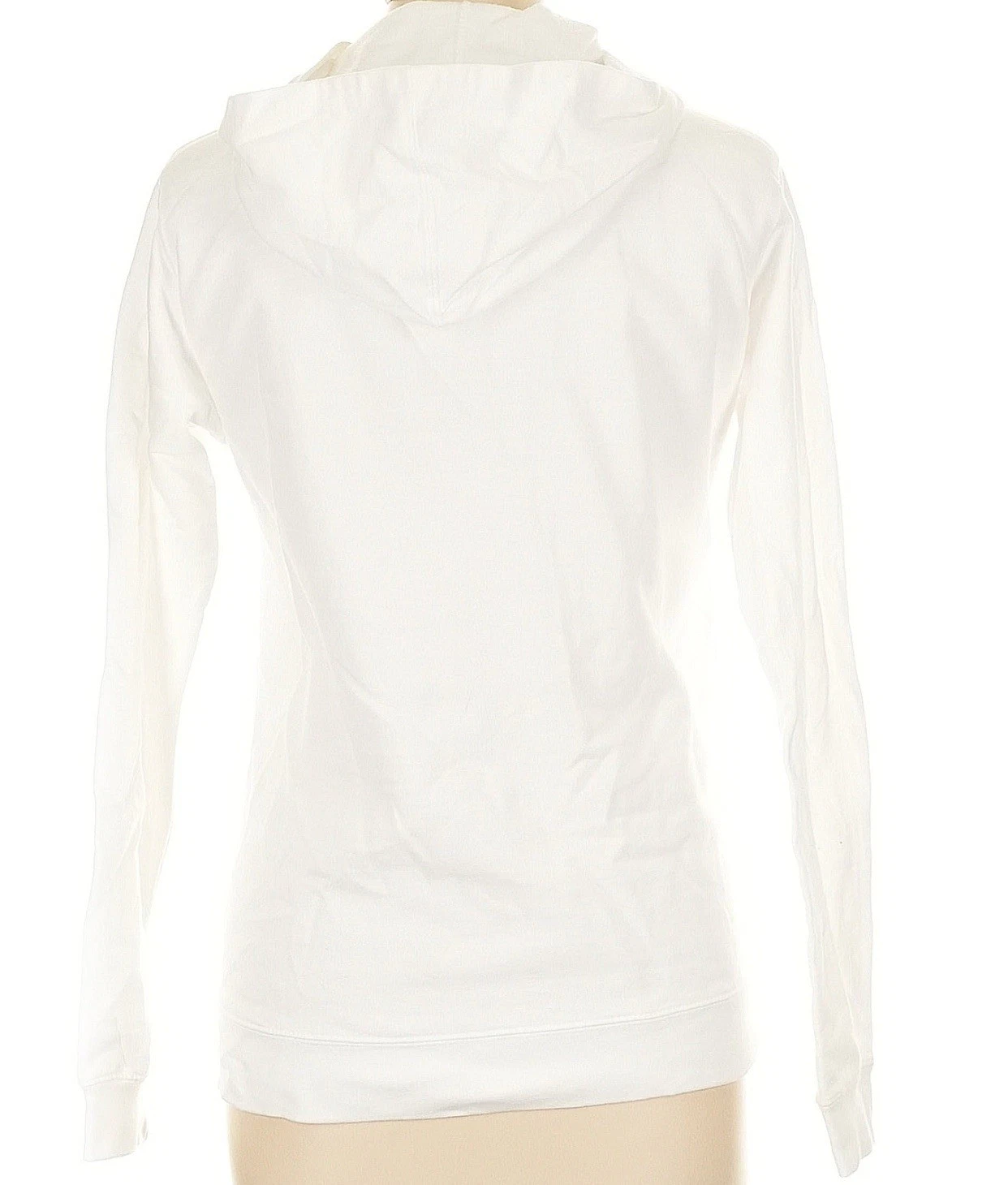 Felpa con cappuccio Kate Spade grafica bianca nera scintillante cotone *vestibilità grande come media*