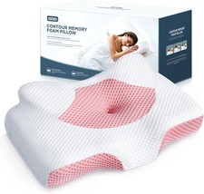 Osteo Queen Cervical Pillow for Neck Pain Relief, Memory Foam with Cooling Case,