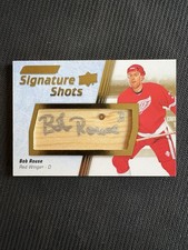 Bob Rouse 2024-25 Upper Deck Engrained Icons #SS-BR Signature Shots