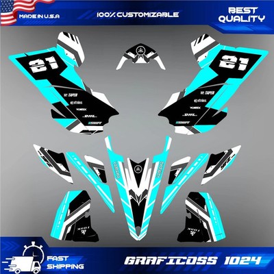 Yamaha YFZ 450R 450X Graphics Kit 2009 2010 2011 2012 2013 Decals ATV UTV Stick