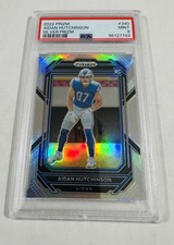 Panini 2022 Prizm Rookies Aidan Hutchinson #340 Silver Prizm PSA 9 Detroit Lions